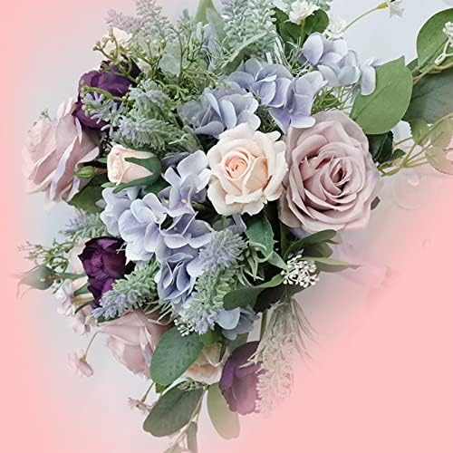 NDRFAWY Bridal Bouquet Artificial Flowers Durable Romantic Design