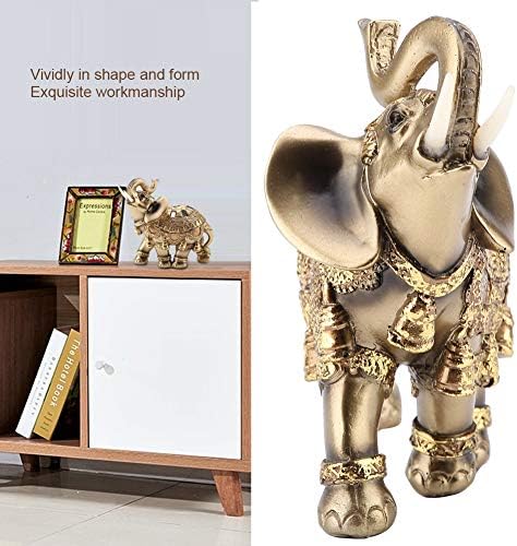 Hilitand Golden Elephant Statue Feng Shui Decor