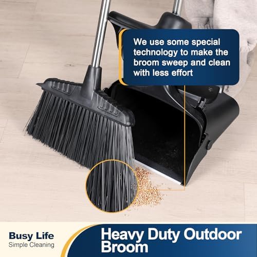 Yocada 587 Inch Angle Broom for Indoor Outdoor Cleaning