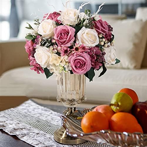 Handmade Artificial Flowers Set for Home Decor