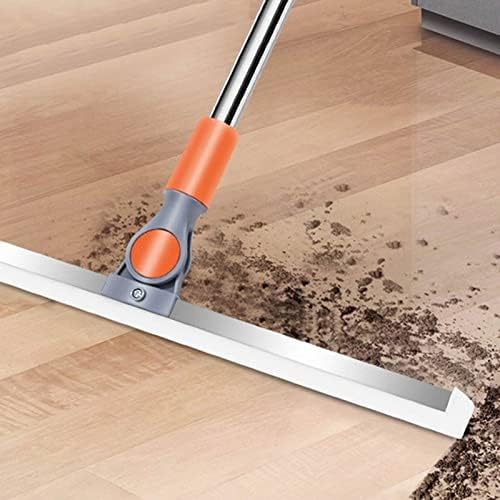 Adjustable Rotatable Hand Broom with Telescopic Rod and Microfiber Head