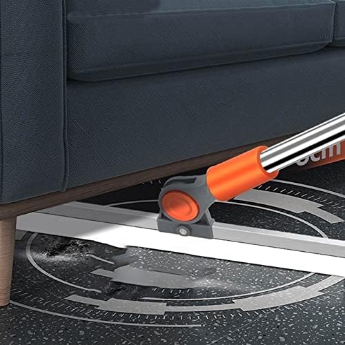Adjustable Rotatable Hand Broom with Telescopic Rod and Microfiber Head