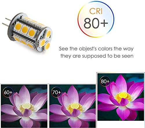 Makergroup T3 G4 Bi-pin LED Bulbs 6-Pack 3Watt Daylight White 6000K