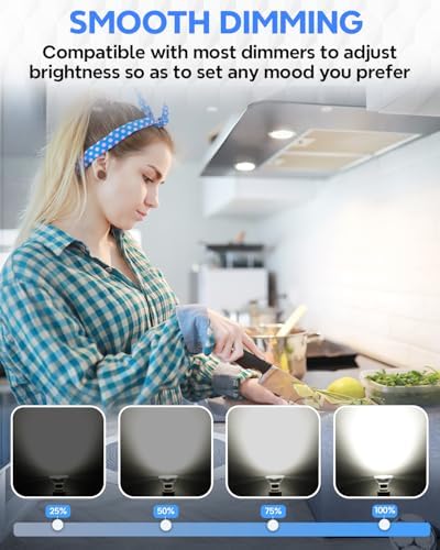 TobeBright GU10 LED Bulbs 6W 5000K Dimmable 2Pack