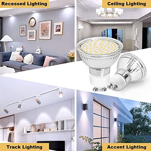 Megereet GU10 LED Bulb Daylight 5000K Pack of 6
