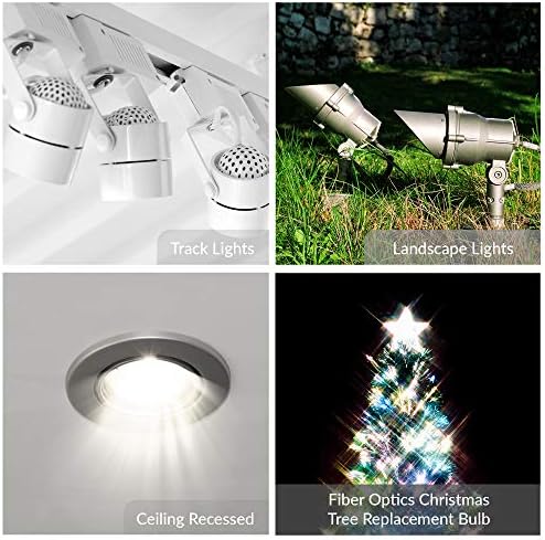 Simba Lighting 4 Pack LED MR11 Flood Light Bulbs 12V 3W 5000K Daylight