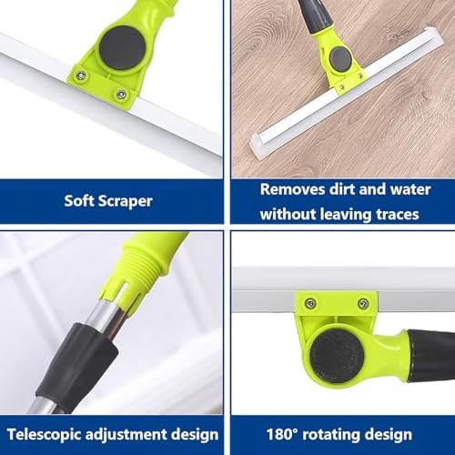Silicone Broom with 51 Inclined Handle Magic Squeegee