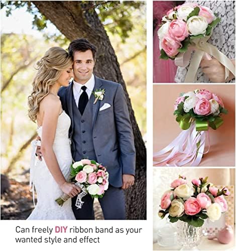 NDRFAWY Artificial Camellia Wedding Bouquet
