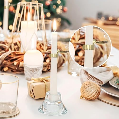 Gsycle 4PCS Candle Extinguisher Set Gold