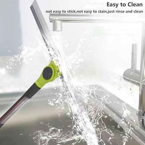 Magic Broom Sweeper with 51 Long Handle for All Surfaces