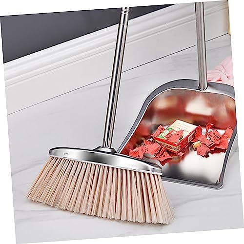 VERDANVERSE Heavy-Duty Broom with Long Handle for Efficient Cleaning