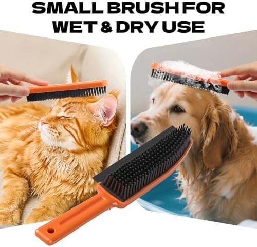 FUUNSOO Pet Hair Removal Broom with Squeegee and Comb