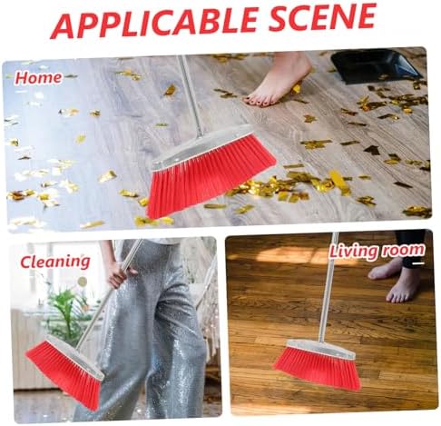 Heavy Duty Floor Broom with Angle Brush for Home Cleaning
