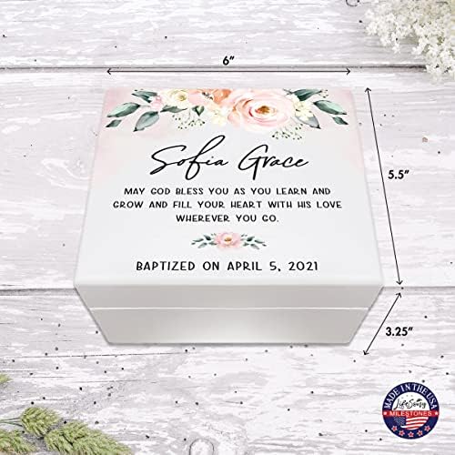 LifeSong Milestones Baptism Jewelry Box for Girls 1