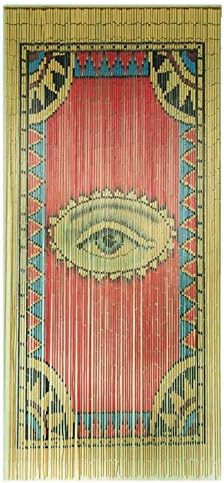TACHILC Bamboo Beaded Curtain for Doorway