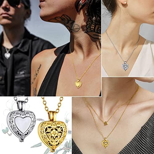 GoldChic Urn Necklace for Ashes Personalized Memorial Jewelry