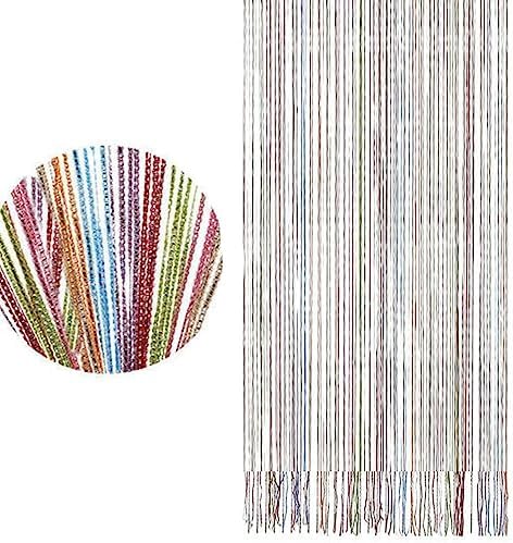 Leadigol Crystal Beaded Door Curtain Decor