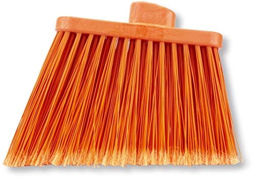SPARTA Plastic Angle Broom 12 Inches Orange