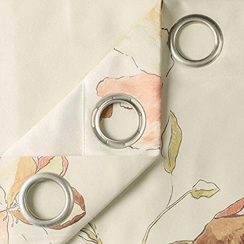 VOGOL Blackout Curtains for Living Room 60x106 2 Panels with Grommets