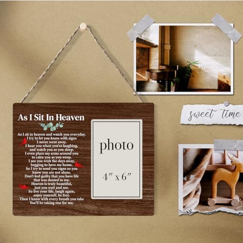 Zauly Sympathy Wood Picture Frame 4x6 1