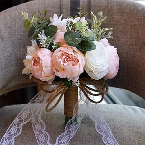 NDRFAWY Bridal Bouquet Artificial Flowers