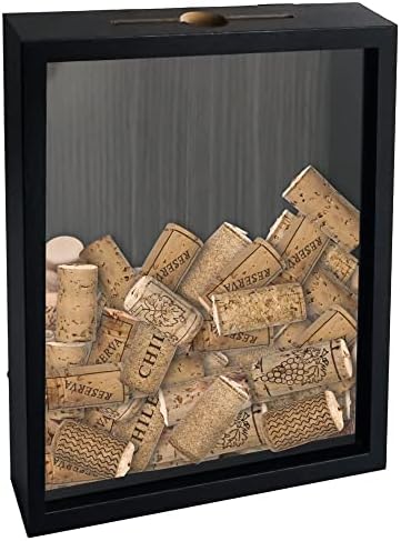 FramePro Memory Shadow Box Black 8x10 Top Loading Display Case