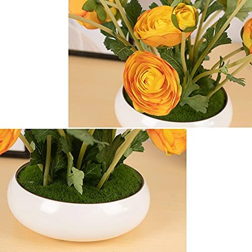 NDRFAWY 1575 Inch Artificial Bonsai with Silk Roses