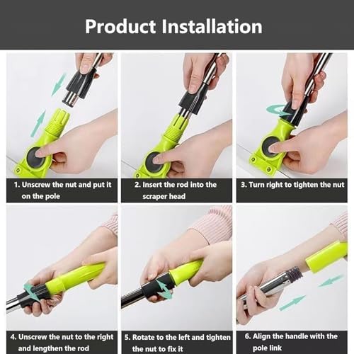 Air Broom with 51cm Long Handle for Efficient Cleaning