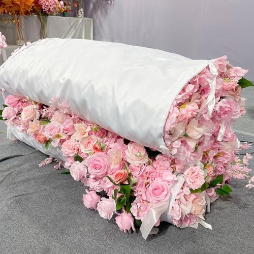 NDRFAWY Artificial Flower Wall Panels 2x2m Wedding Decor