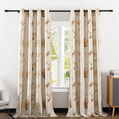 VOGOL Blackout Curtains for Living Room 60x106 2 Panels with Grommets