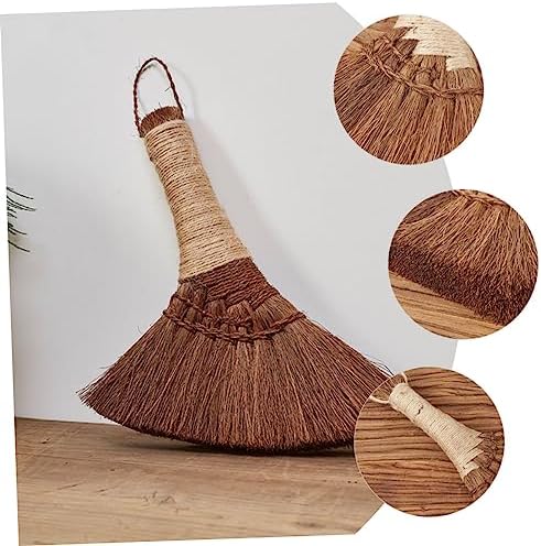 2pcs HOMOCONO Handmade Palm Broom for Home Car