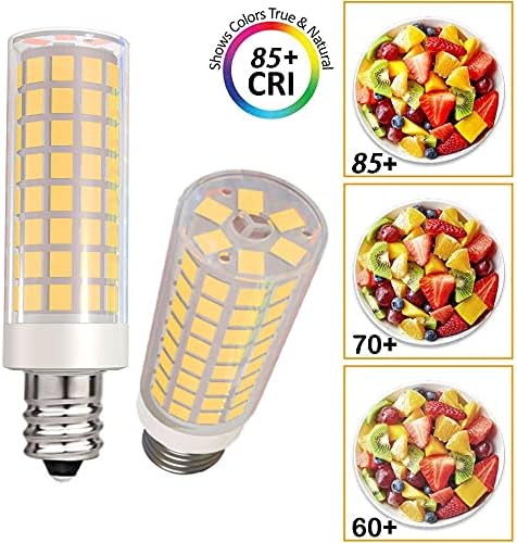 VOKWAK E11 LED Bulb 4-Pack Warm White 3000K 8W 30000hr