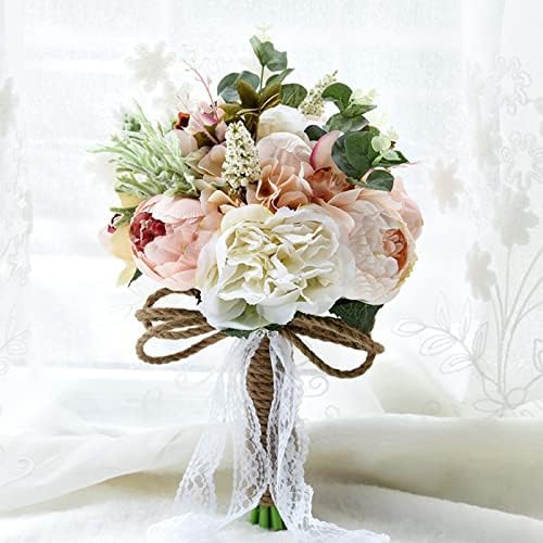 NDRFAWY Bridal Bouquet Artificial Flowers