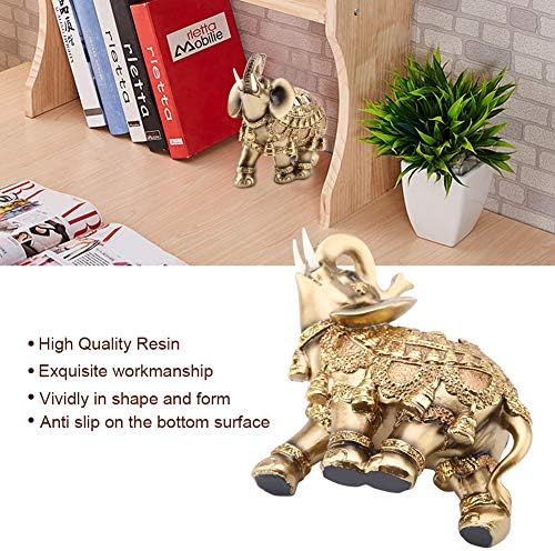 Hilitand Golden Elephant Statue Feng Shui Decor