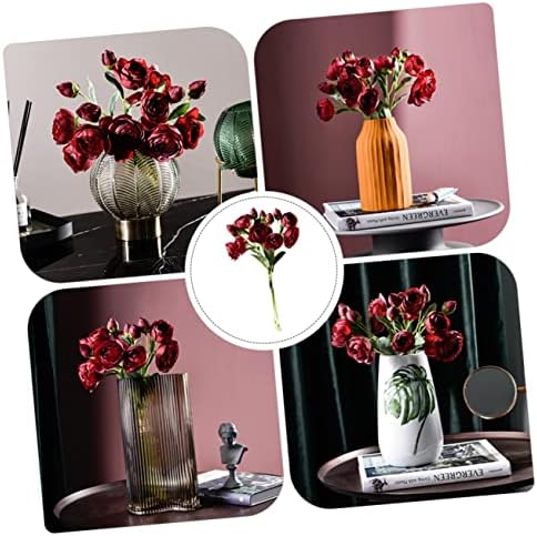 Red Artificial Rose Bouquet for Home Decor