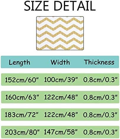 Vantaso 4 x 6 Classic Stripe Glitter Area Rug 1