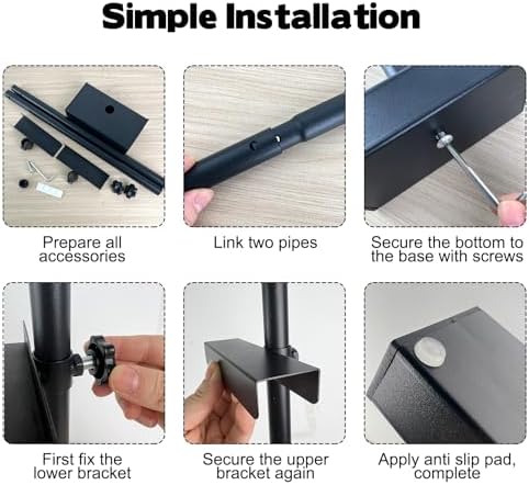 Sibosen Adjustable Metal Easel Stand for Picture Frames