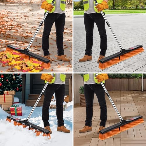 Gadhra 24 Push Broom Heavy Duty with 57 Handle
