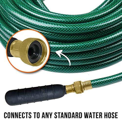 DrainX Hydro Pressure Drain Cleaning Bladder - Fits 15 to 3 Pipes