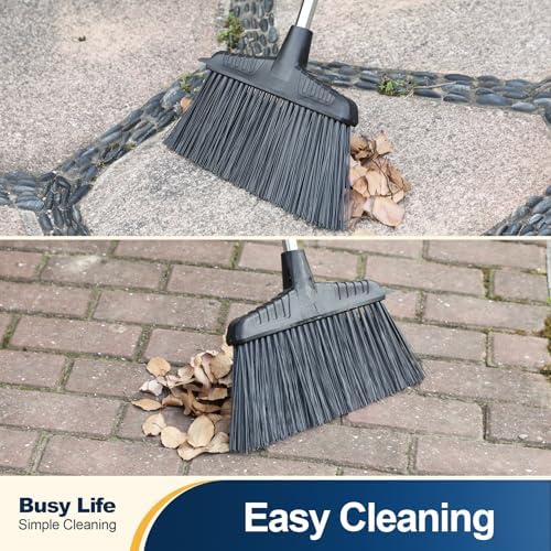 Yocada 587 Inch Angle Broom for Indoor Outdoor Cleaning