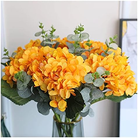 NDRFAWY Artificial Flowers Yellow Faux Bouquet