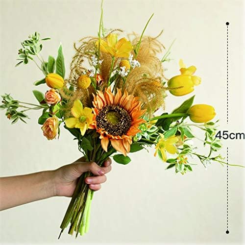 NDRFAWY Artificial Flowers Indoor Hand Bouquet