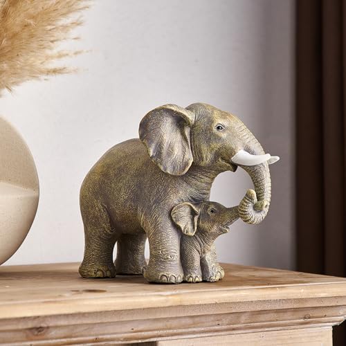 XGZY Elephant Statue Decor - Grey Indoor Figurine