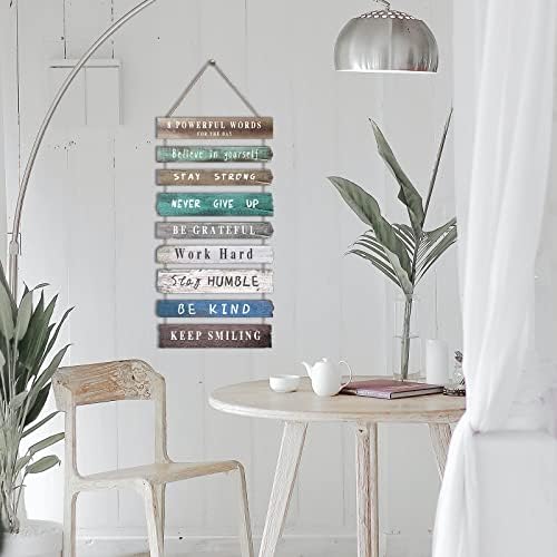 Joyhawk Inspirational Wall Art 12x24 Inches Wood Sign Decor