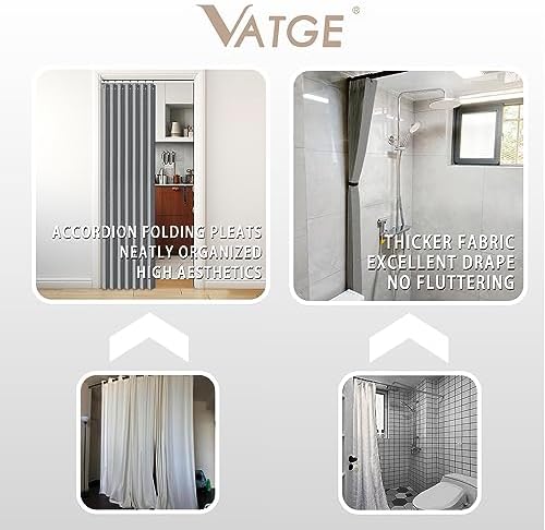 Vatge Grey Panel Curtain with Tieback