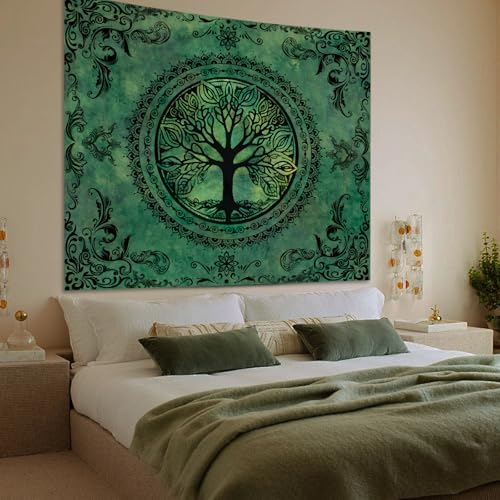Apdidl Green Nature Tapestry for Bedroom Boho Decor