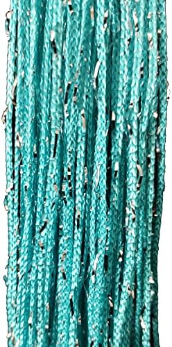 Atsweetlife Door String Curtain with Lake-Blue Beads