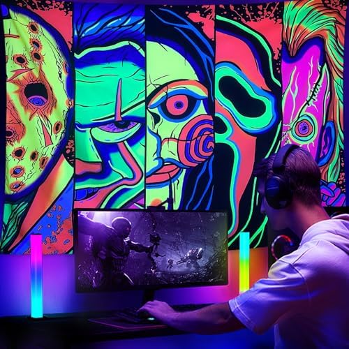 ARTCREATOR Blacklight Halloween Tapestry 29x37