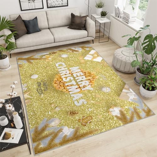 ZEUJOAC Holiday Carpet 7x10 Ft Luxury Decor