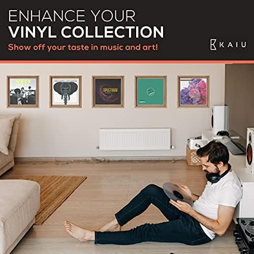 KAIU Vinyl Record Frame - Black Wall Display